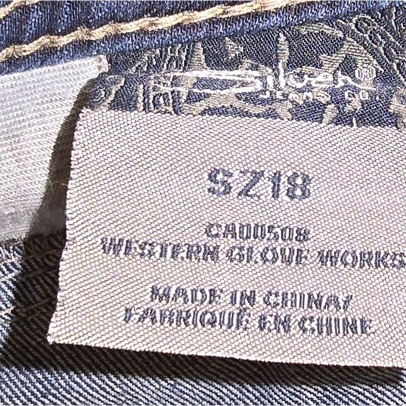 Silver Jeans Dark Blue Size 18 (JEA4) - Picture 9 of 11